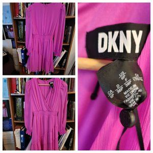 DKNY Hot Pink Party Dress